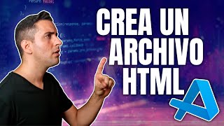 Como crear un archivo HTML en Visual Studio Code