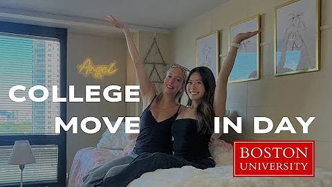 COLLEGE MOVE IN @ BOSTON UNIVERSITY | west campus dorm tour