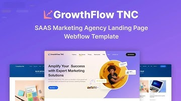How to Use GrowthFlow TNC Webflow Template | New Webflow SaaS | Agency | CMS | Blog | Template
