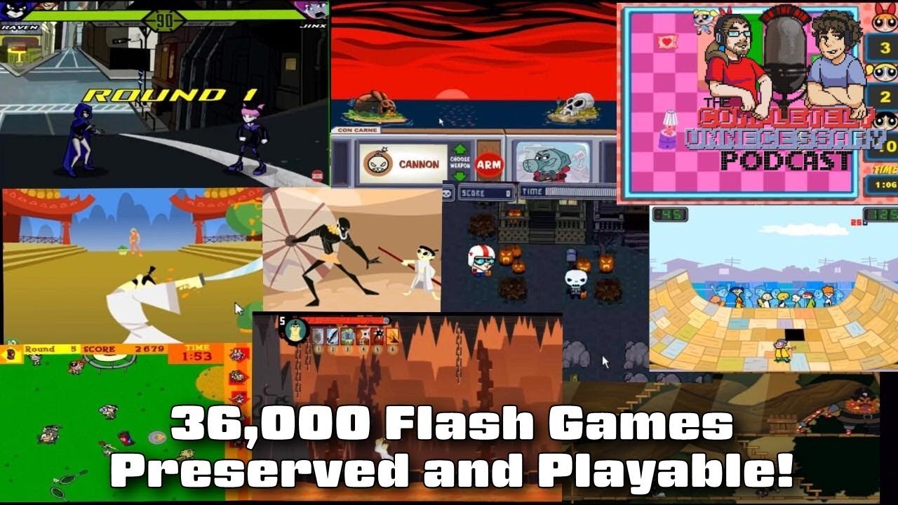 The Internet Archive now has over 1000 Flash games preserved