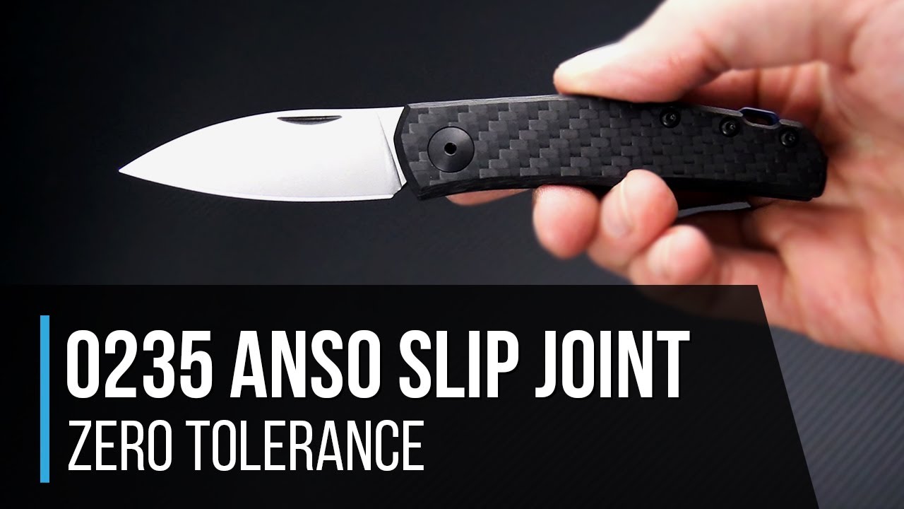 Zero Tolerance 0235 Jens Anso Detent Slip Joint Overview - YouTube