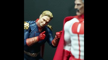Omni Man vs Homelander Stop Motion  #meme #invincible #theboys