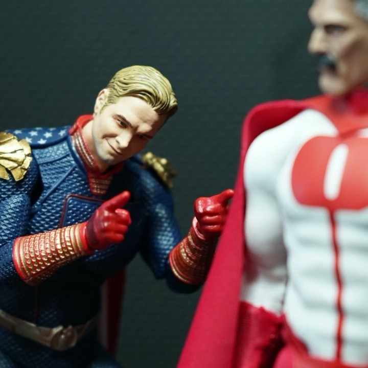 Omni Man vs Homelander Stop Motion #meme #invincible #theboys