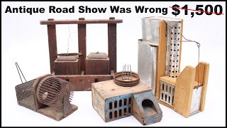 The Antique Road Show "Experts" Were Completely Wrong About Mouse Trap Collection! Mousetrap Monday
