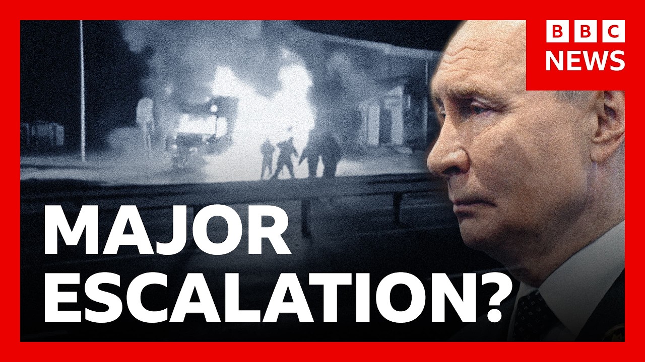 Russia struck near the Polish border. Is it a warning shot? | BBC News
