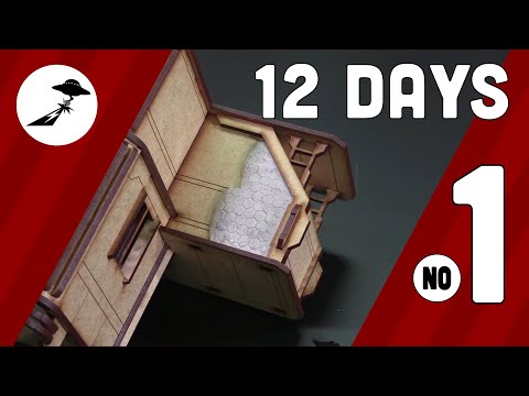 Using Stencils With Putty - (Day 1) - 12 Days Event