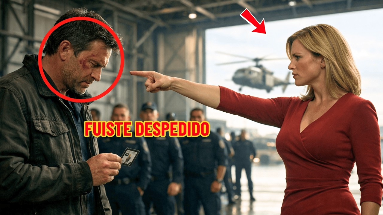 Humillado y despedido — Un helicóptero de la Marina llegó por el mecánico padre soltero