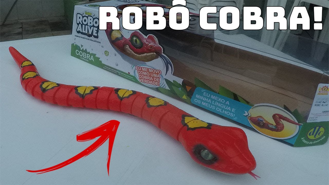 Cobra Eletrônica com Movimento - Robô Alive - Laranja - Candide -  superlegalbrinquedos