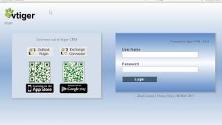Installation Vtiger 5.40 Executable