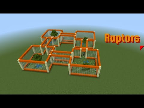 Toronto Raptors Minecraft MINECRAFT Prehistoric Life Raptors farm - YouTube