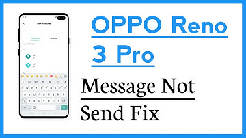 OPPO Reno 3 Pro Message Not Send Problem Solve
