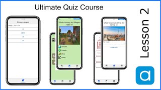 App Builder Lessons: Ultimate Quiz App Lesson 2 screenshot 4