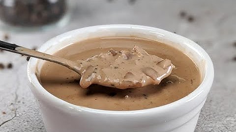 Pepper sauce / Simple, delicious and creamy recipe!