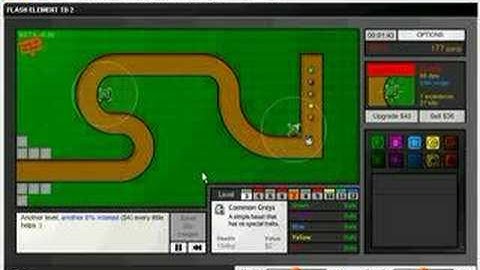 Flash Element TD 2 Beta - Wave 1-8 resulting in 646$