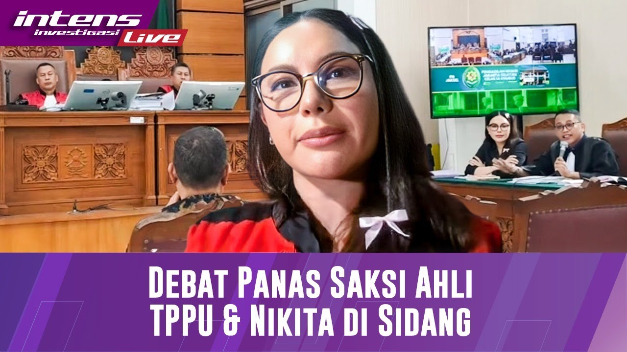 Live! Panas! Saksi Ahli TPPU Debat Dengan   Nikita Mirzani Di Sidang