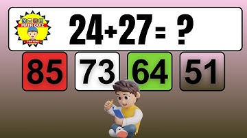 20 Math Quiz for Kids | Two Digit Addition Quiz