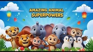 🌟Amazing Animal Superpowers! 🐾🦁 Fun Facts & Adventures for Kids