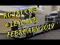 RC TRUCKS @ LEYLAND FEBRUARY 2019 | TAMIYA RC SEMI TRUCKS & RC CONSTRUCTION MACHINES | Modelltruck