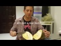 Foodie vlog: How To Cut Open a Durian