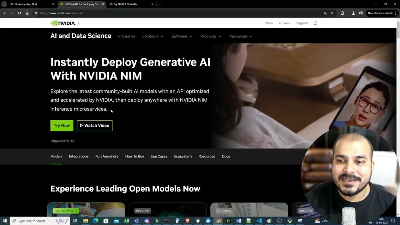 Instantly Deploy Generative AI Models With NVIDIA NIM - YouTube