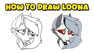 How to Draw Loona from Helluva Boss (Hazbin Hotel) – Step-by-Step Character How to Draw Loona from Helluva Boss (Hazbin Hotel) – Step-by-Step Character