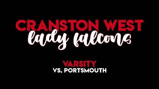 Cranston West Lady Falcons Playoff Game vs. Portsmouth Recap