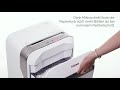 Aktenvernichter Powershred® LX211, Partikelschnitt 2x12mm, P5, 15 Blatt, weiß FELLOWES 5050301 Produktbild Video S