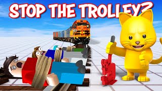 I FOUND OUT I'M TERRIBLE PERSON IN ROBLOX THE TROLLEY GAME