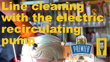 Beer Line Cleaning with the Electric Recirculating Pump | Premier Draft Beer Services
