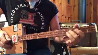 War Pigs lesson part 3 on your 3 string Cigar Box Guitar