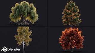 The Fastest Way to Make Trees in Blender