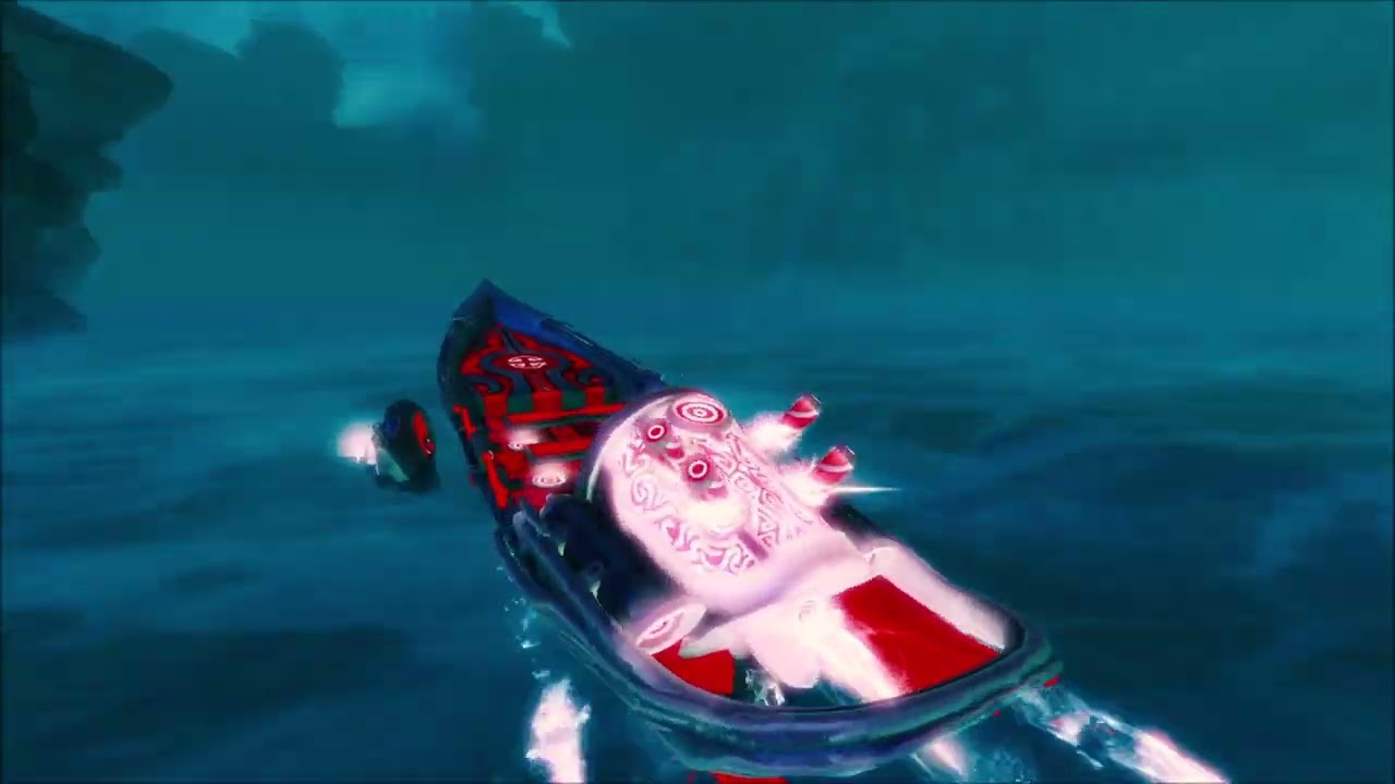 GW2 | When my friend SHOWS OFF her JADE TECH INSANE SKIFF SKIN! ( With dye that matches my outfit )