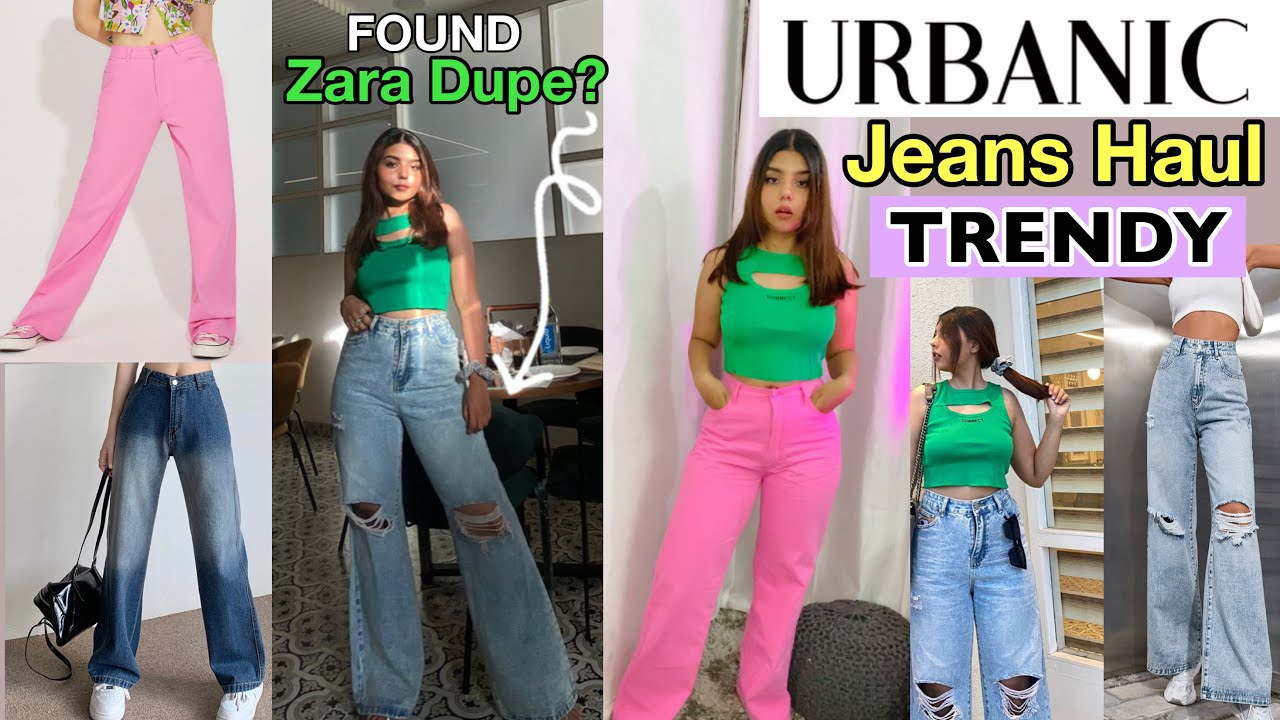 @urbanic.official High Waisted Trendy Jeans Haul~ *Cheapest* High waist ...
