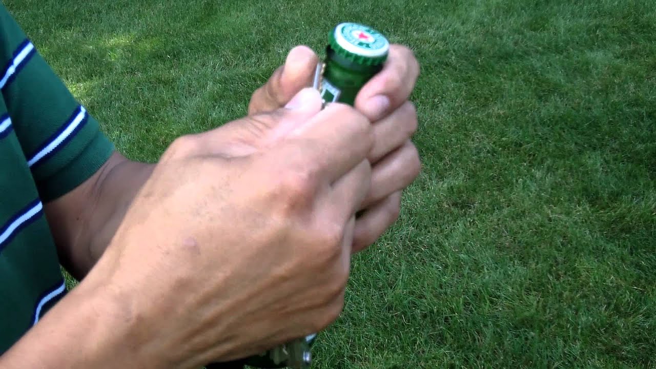 Key opens beer bottle YouTube