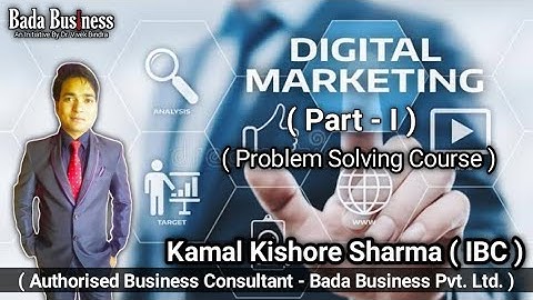 Digital Marketing Course Part - l  | Dr. Vivek Bindra | Bada Business | PSC #digitalmarketing