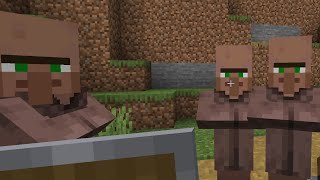 getting racially profiled by minecraft villagers