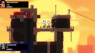 Broforce Gameplay Part 2 - 2 Man Co-op