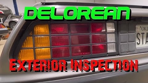 DeLorean Exterior Inspection
