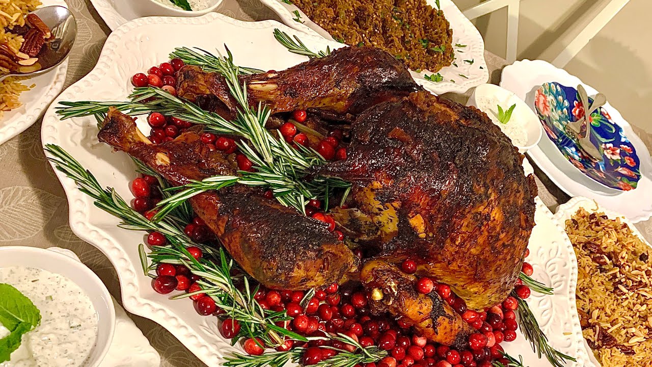 الديك الرومي مشوي في الفرن مع سر الخلطة الرائعة والبسيطة easy Turkey recipe