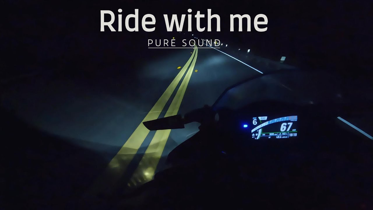 Ride with me - Relaxing night ride | Pure sound | Ninja ZX4R + Austin Racing Exhaust