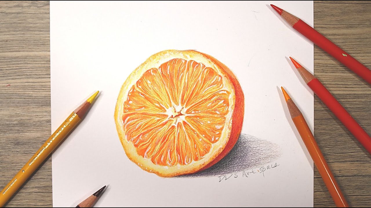 Orange Drawing for Kids  HelloArtsy