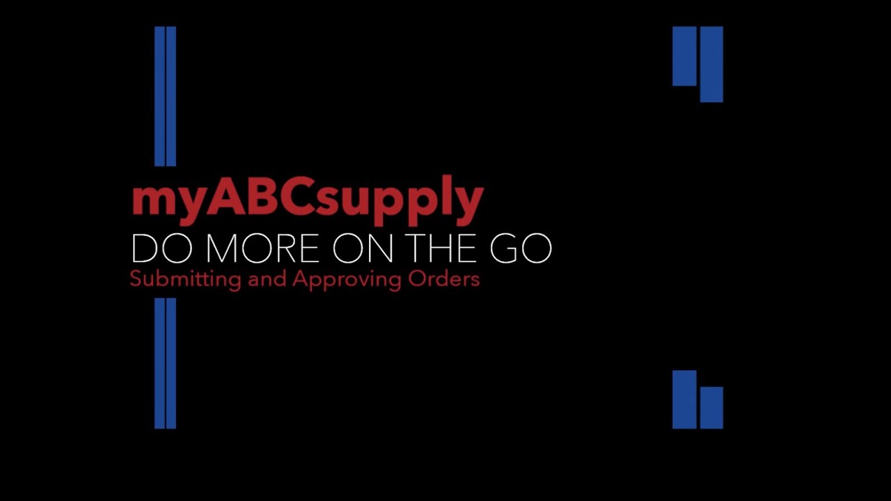 myABCsupply Tutorial: How to Assign Permissions for Submitting and Approving Orders