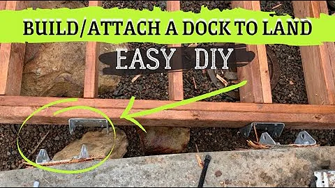 Build Your Customized Dock: Easy DIY with Barrels and Land Attachment