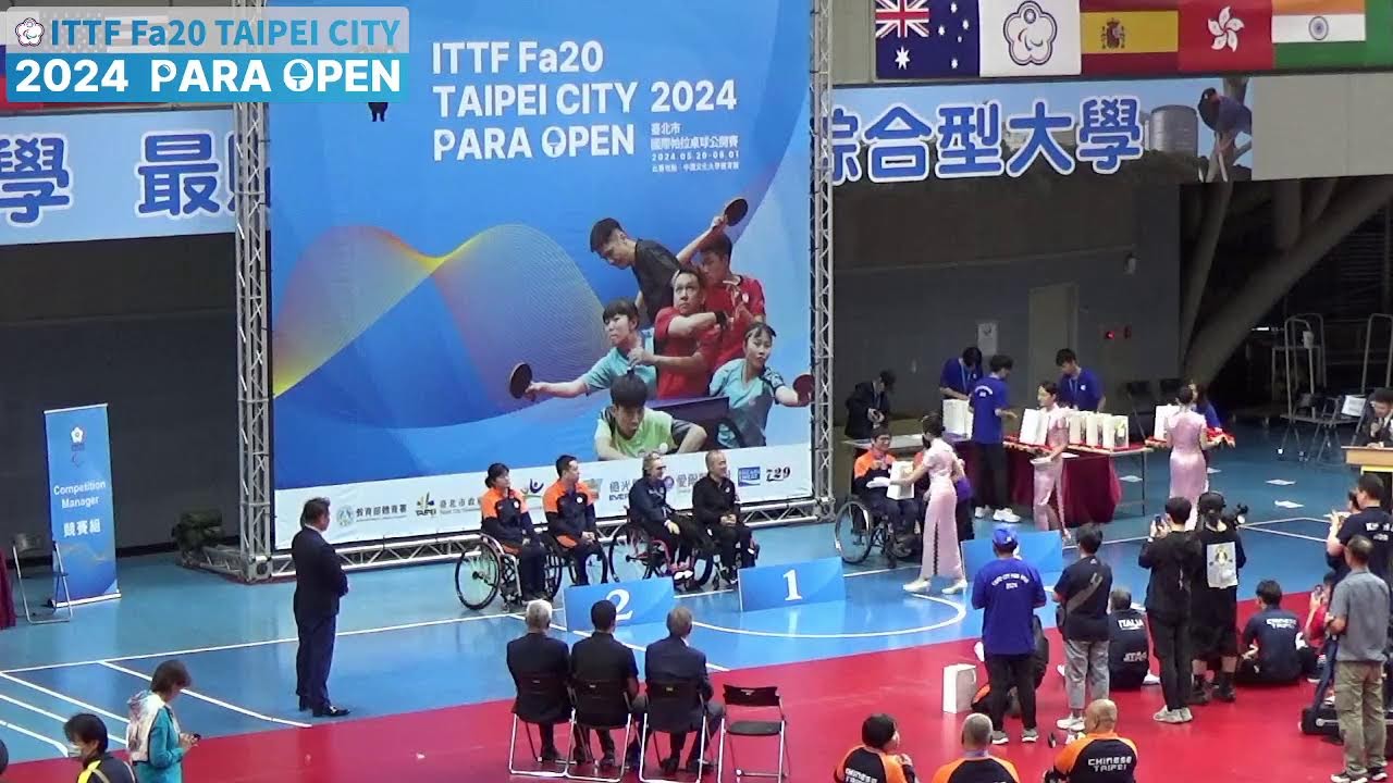 ITTF Fa20 TAIPEI CITY 2024 PARA OPEN Table1 Day4 YouTube