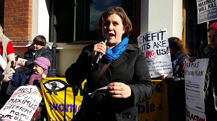 Rebecca Tully, Green Party, at DPAC Maximus Demo
