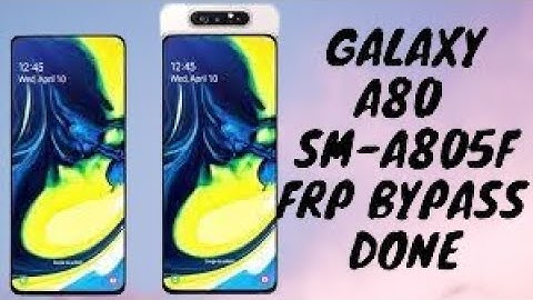 Samsung A80 (SM-A805) FRP BYPASS without PC NEW 2022 METHOD PIN SIM Unlock Google Account Latest Sec