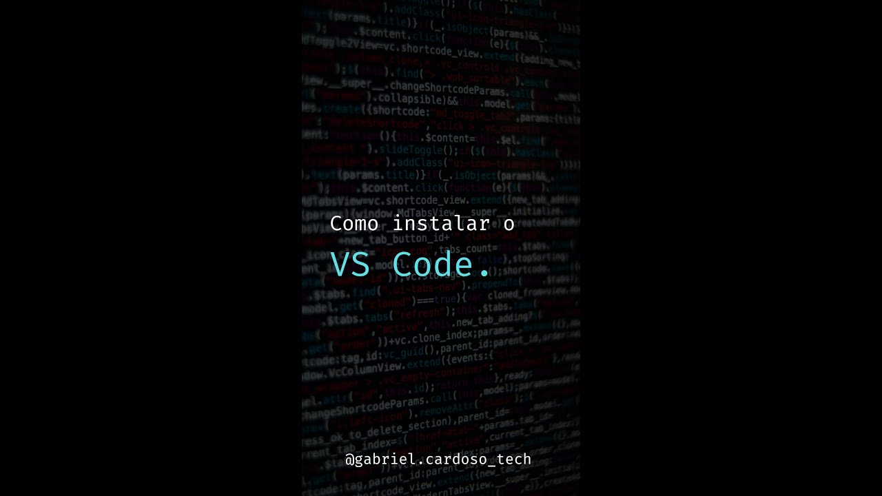 Como instalar o Visual Studio Code - YouTube