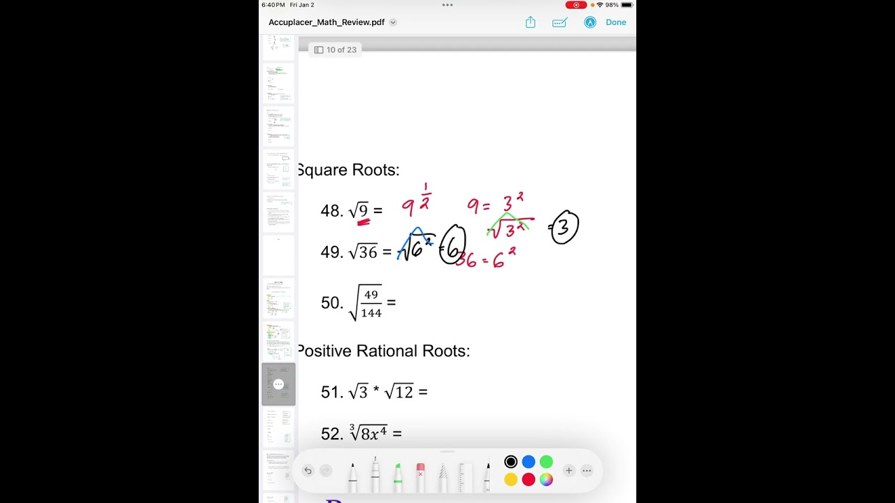 Accuplacer Review: Order of Operations
