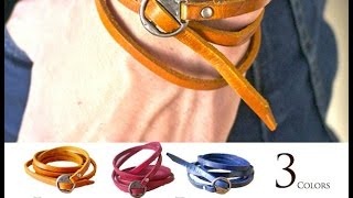 かっこいい人はブレスレットもお洒落！お洒落にきめるならレザーブレスレット！