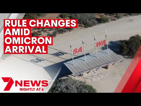 SA imposes and faces new border rules as Omicron COVID variant reaches Australia | 7NEWS